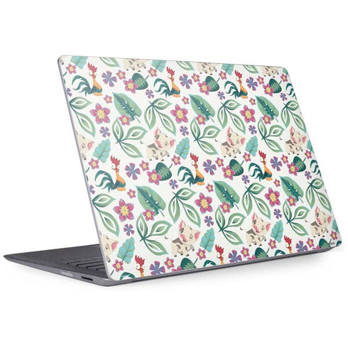 Disney Princess Moana Pua and Heihei Pattern Surface Laptop 2 Skin